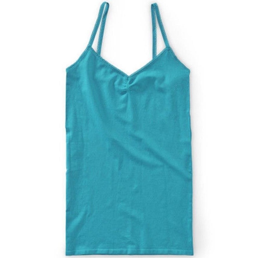 Aeropostale White Seamless Stretch Camisole